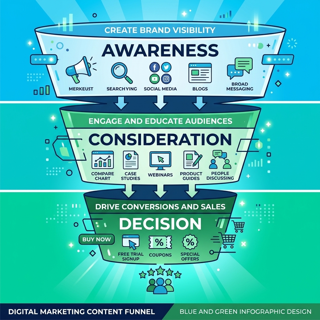 Mô hình phễu nội dung Content Funnel