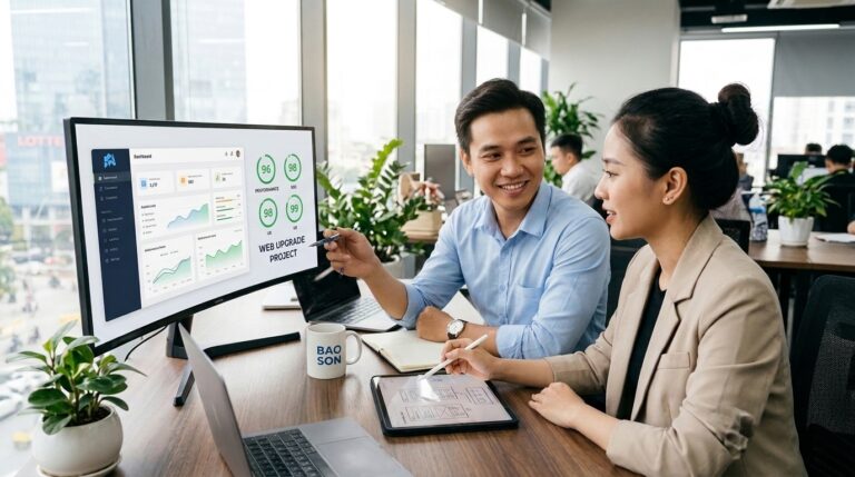 Dịch Vụ Nâng Cấp Website Ở Hoàng Mai Chuẩn SEO, Bứt Phá Tốc Độ & Chuyển Đổi 2026