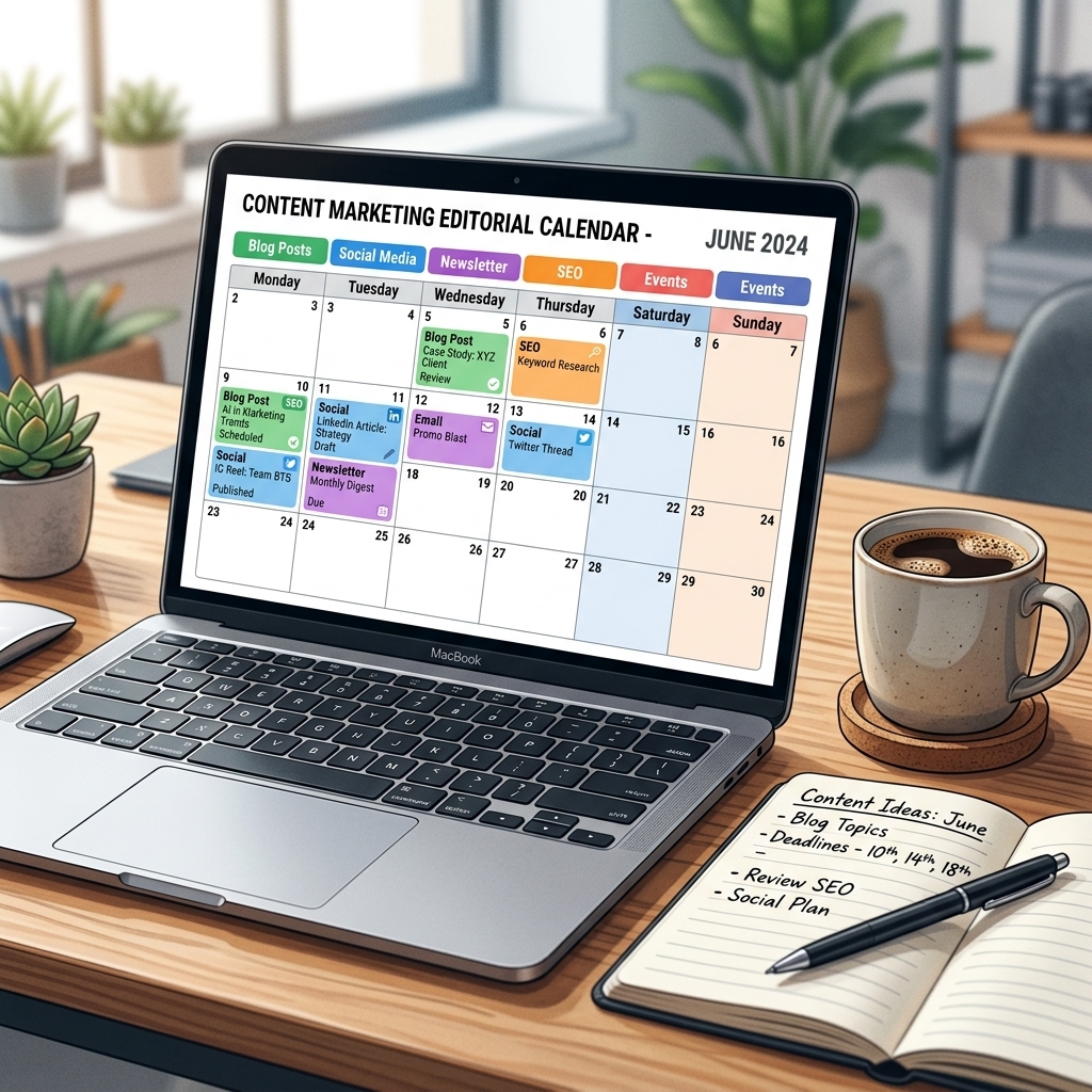 Lịch biên tập nội dung Editorial Calendar