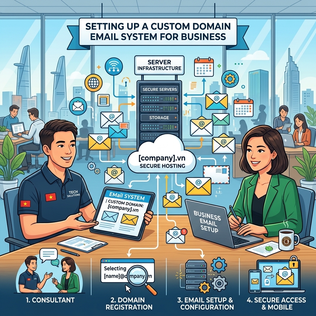 Tư vấn cài đặt email doanh nghiệp