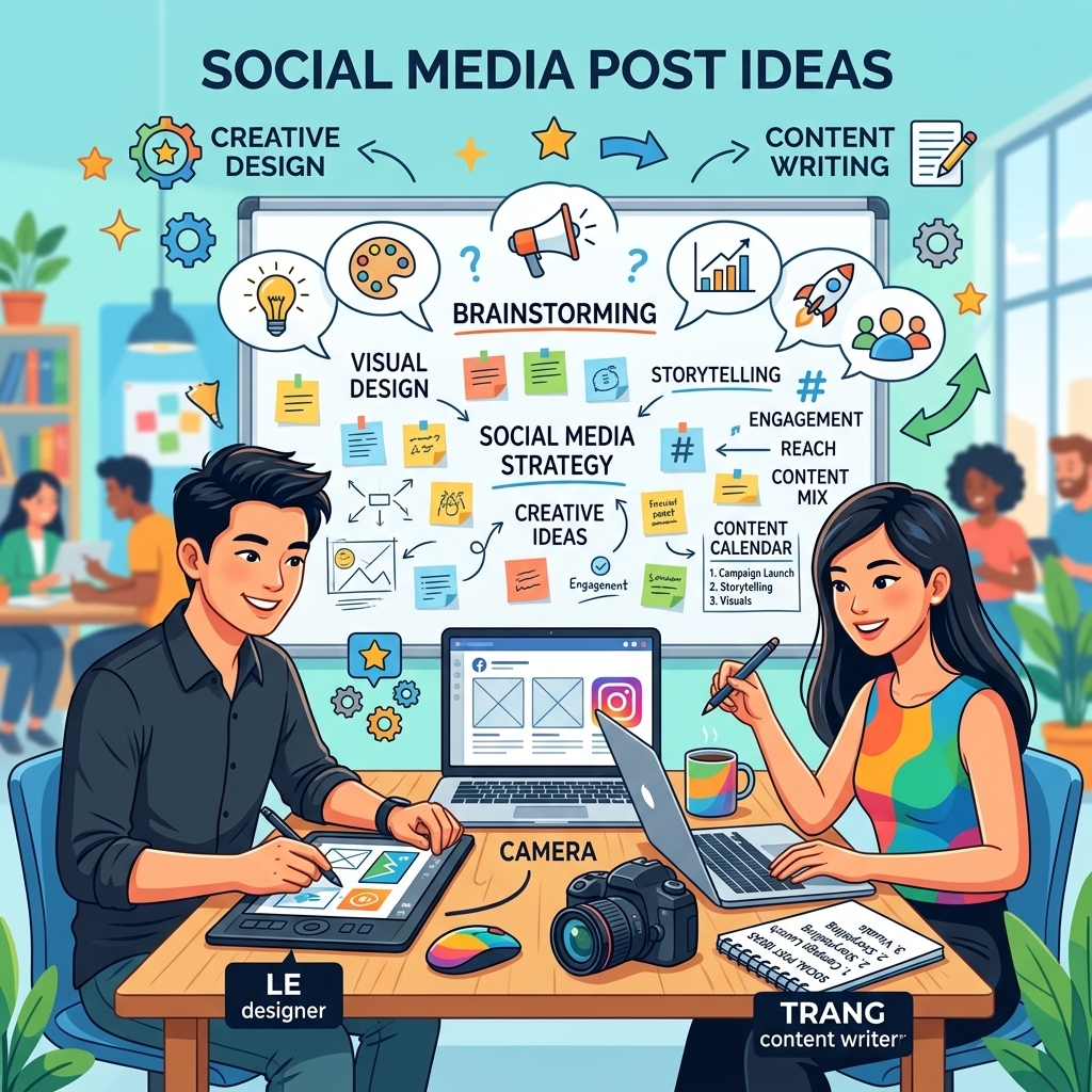 Sáng tạo nội dung và thiết kế hình ảnh Fanpage