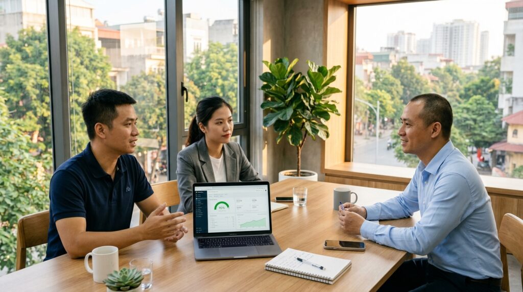 Kỹ sư và chuyên gia SEO Truyền thông Bảo Sơn tư vấn kiến trúc thiết kế web chuẩn SEO cho doanh nghiệp tại Hà Nội