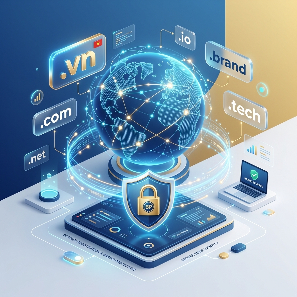 Đăng ký tên miền giá rẻ uy tín bảo vệ thương hiệu tại Bảo Sơn