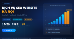 Dịch vụ SEO website Hà Nội - Baoson.net tăng traffic bền vững cho SME và Startup