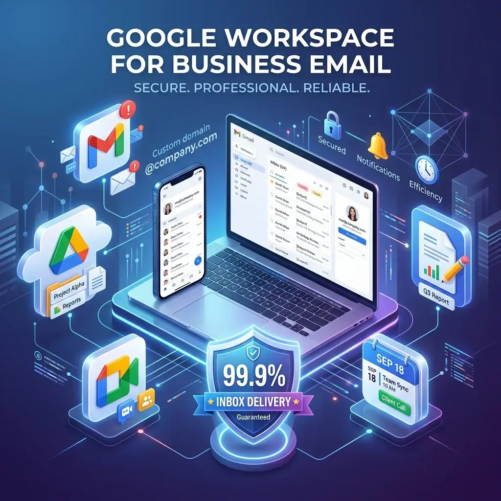 Tại sao chọn Google Workspace cho email doanh nghiệp theo tên miền riêng